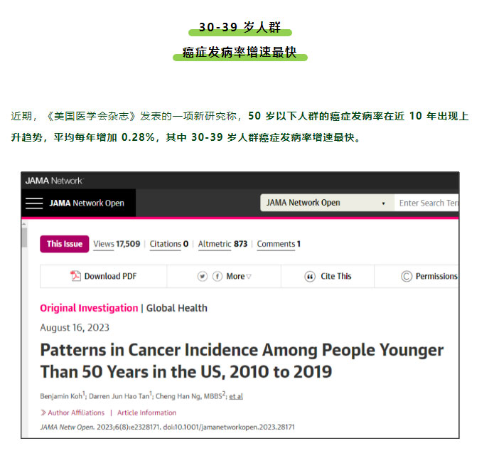 20 个癌症早期信号，快对照自查！